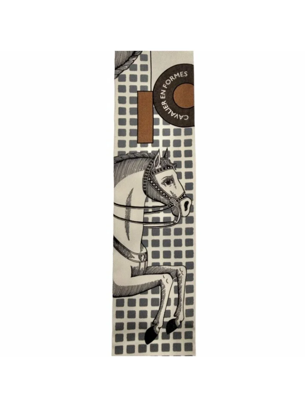 Hermes Cavalier En Formes Silk 100% Scarf Multi